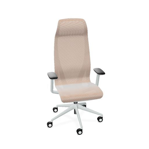 D-CHAIR Bürodrehstuhl | Synchronmechanik, 5-Stern-Fußkreuz, mit Kopfstütze