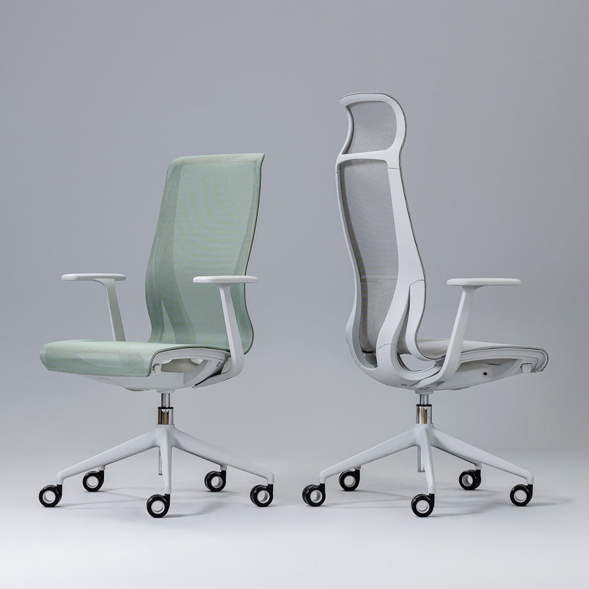 D-CHAIR Bürodrehstuhl | Synchronmechanik, 5-Stern-Fußkreuz