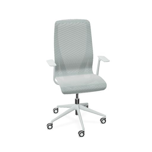 D-CHAIR Bürodrehstuhl | Synchronmechanik, 5-Stern-Fußkreuz