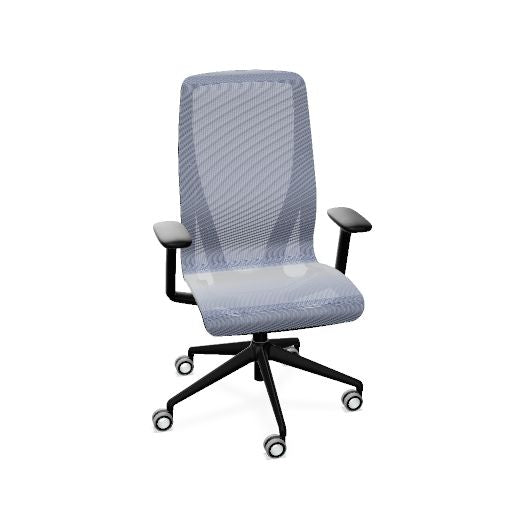 D-CHAIR Bürodrehstuhl | Synchronmechanik, 5-Stern-Fußkreuz