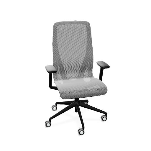 D-CHAIR Bürodrehstuhl | Synchronmechanik, 5-Stern-Fußkreuz