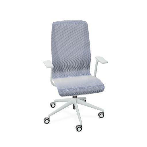 D-CHAIR Bürodrehstuhl | Synchronmechanik, 5-Stern-Fußkreuz