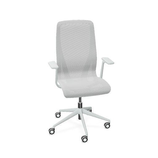 D-CHAIR Bürodrehstuhl | Synchronmechanik, 5-Stern-Fußkreuz