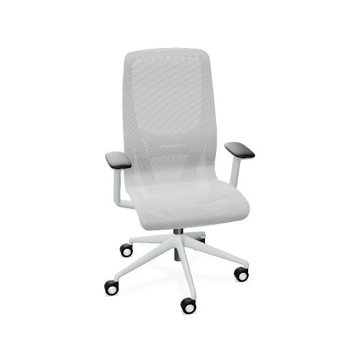 D-CHAIR Bürodrehstuhl | Synchronmechanik, 5-Stern-Fußkreuz