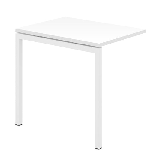 NOVA U Anbau desktisch | 600 x 800 mm, white