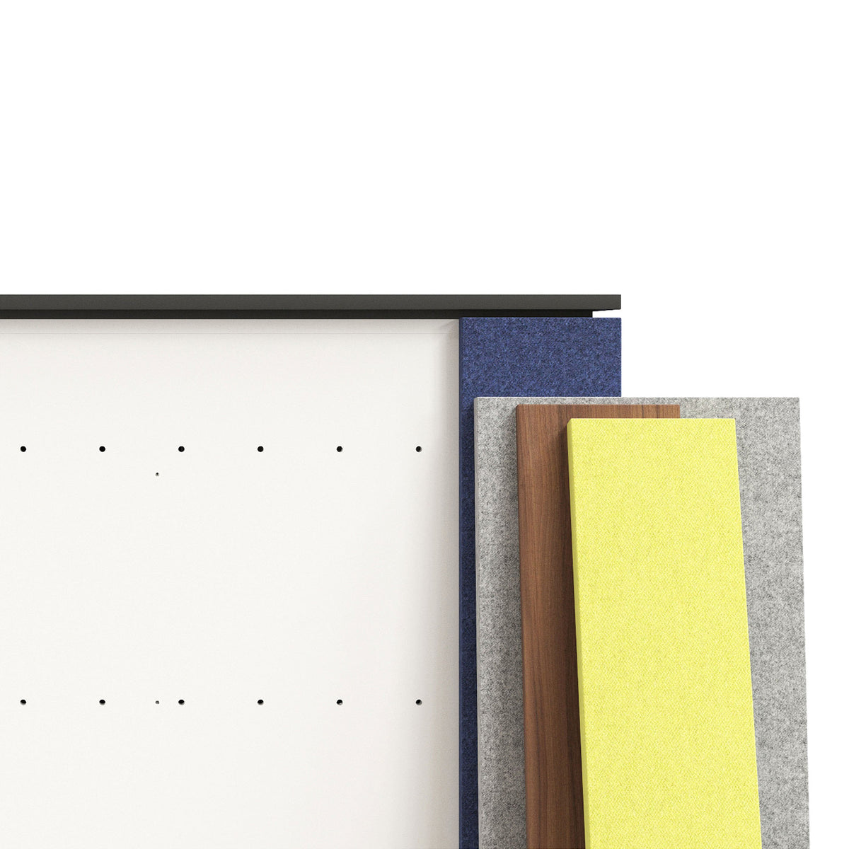 DOMINO Empfangstheke  | 2200-3600 mm, Front in Melamin, Echtholz oder Stoffbezogen - 20 Lightbox Main Image
