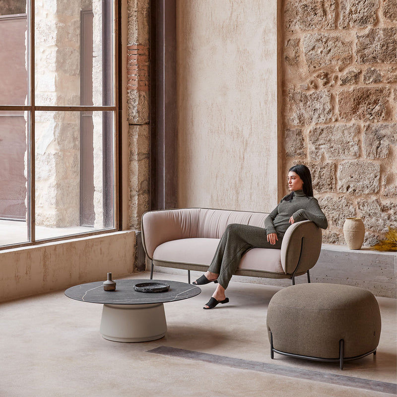 Table basse DORIA | Ø 800-1200 mm, pied central - 3 Main Image