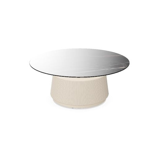 DORIA Couchtisch | Ø 800-1200 mm, Säule