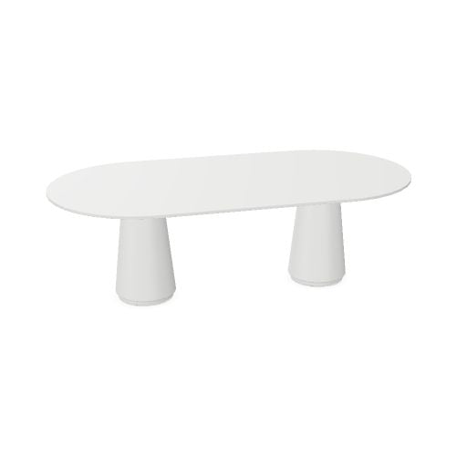 DORIA Konferenztisch | 2200-4140 mm, oval, Säule