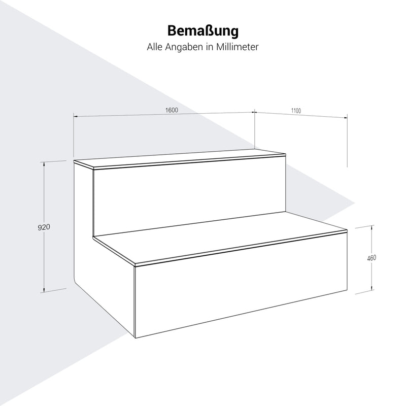 DUOVIA Sitzbank mit Regal | Sitzbank auf Rollen mit Stauraum, Eiche - 13 Main Image