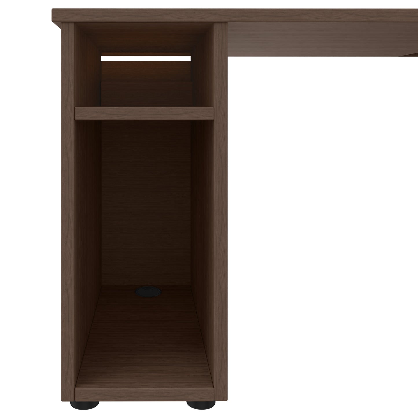 AIR desk | 1600 - 1800 mm, computer compartment, walnut