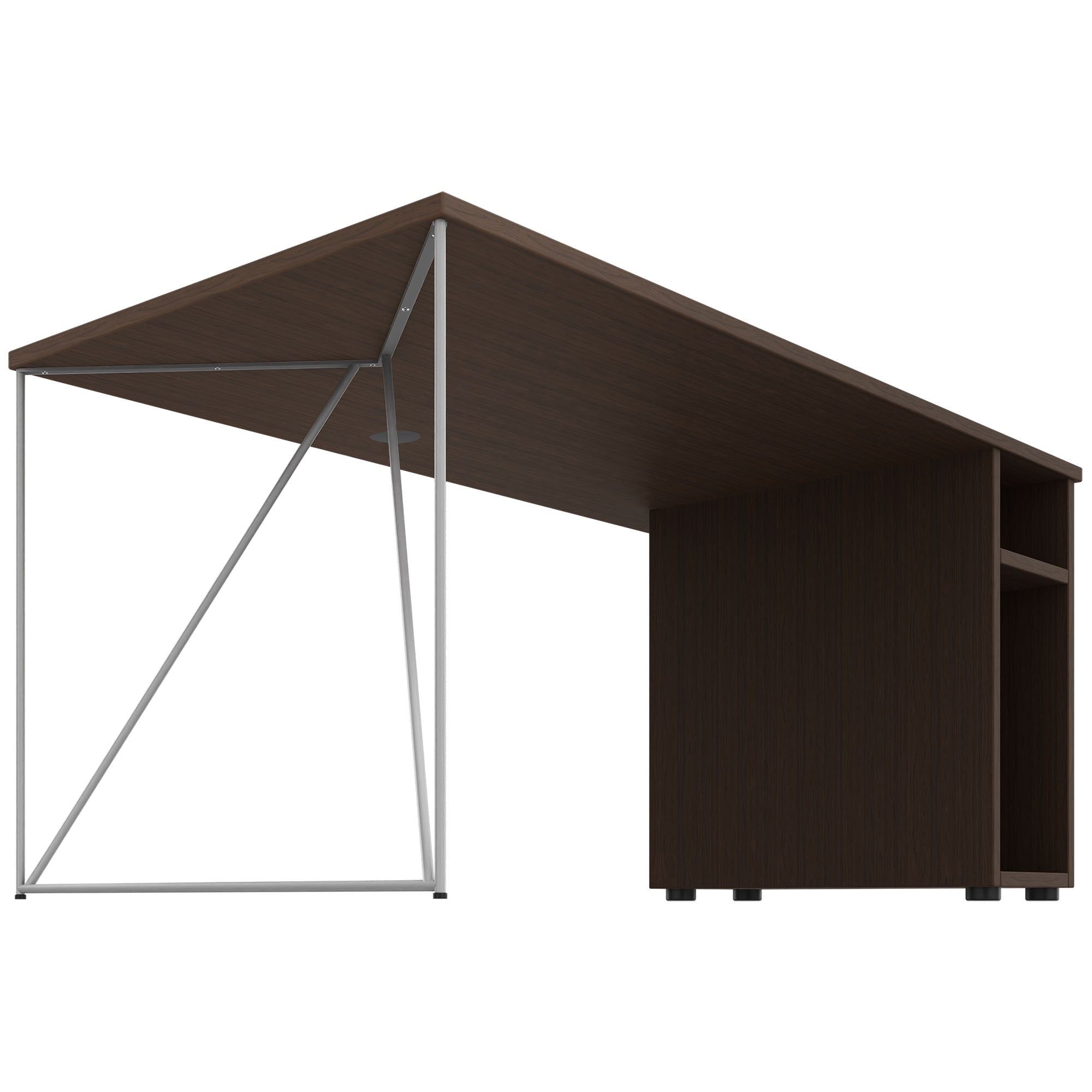 AIR Bureau | 1600 - 1800 mm, compartiment informatique, noix