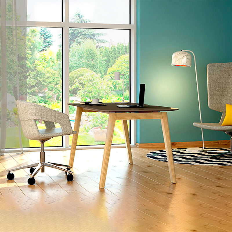 TWIST&SIT swivel chair | Rollable, height adjustable, wool cover SYNERGY - 3 Main Image