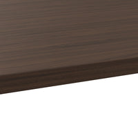 T-EASY conference table | 2400 x 1200 mm (6 - 10 people), boat shape, electrified, walnut