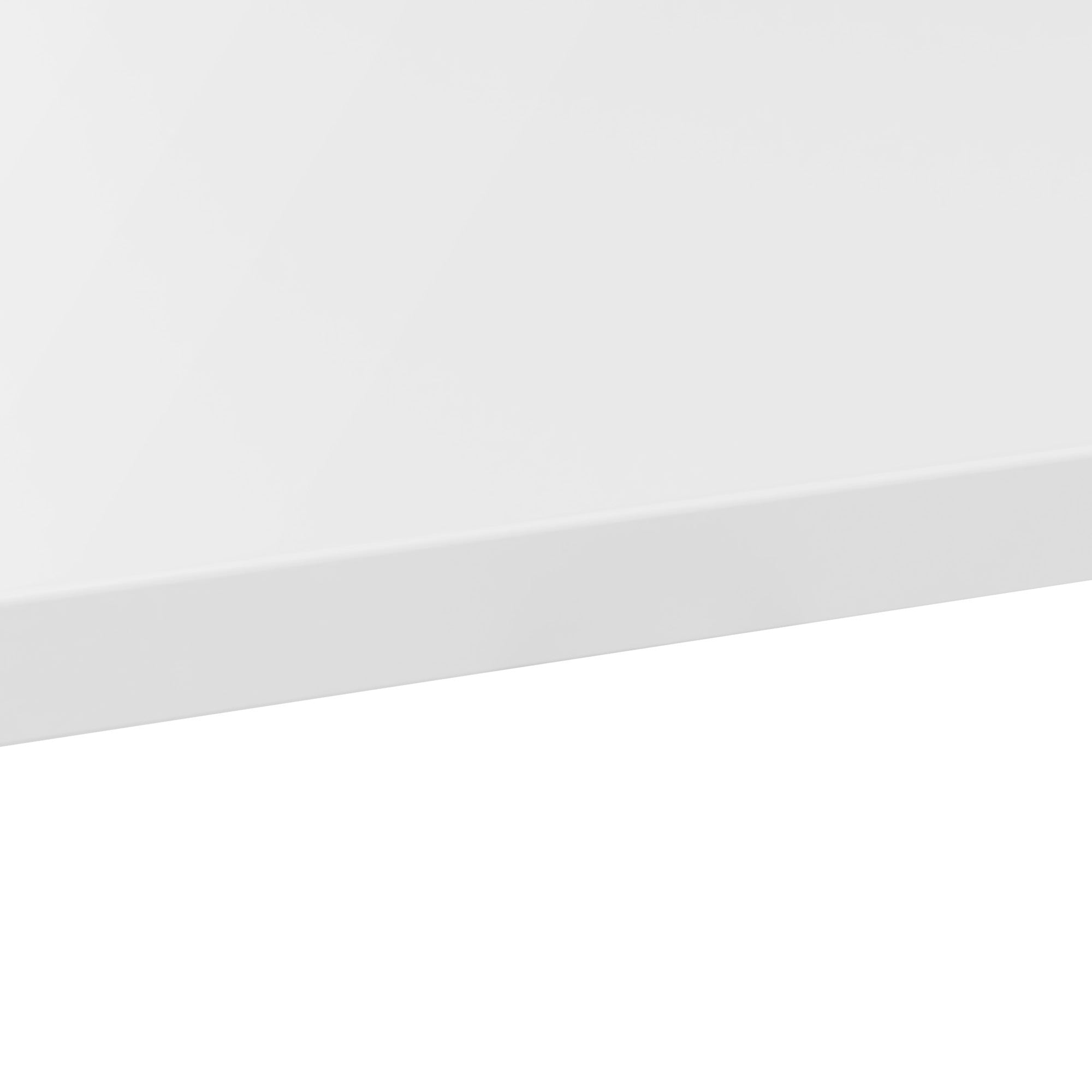 T-EASY Table de conférence | 2000 x 1000 mm (6 à 8 personnes), forme bateau, blanc