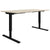 EASY 2-motor desk | 1200 - 1800 mm, electrically height adjustable, maple