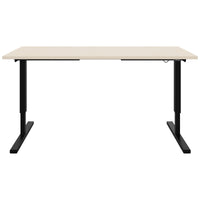 EASY 2-motor desk | 1200 - 1800 mm, electrically height adjustable, maple