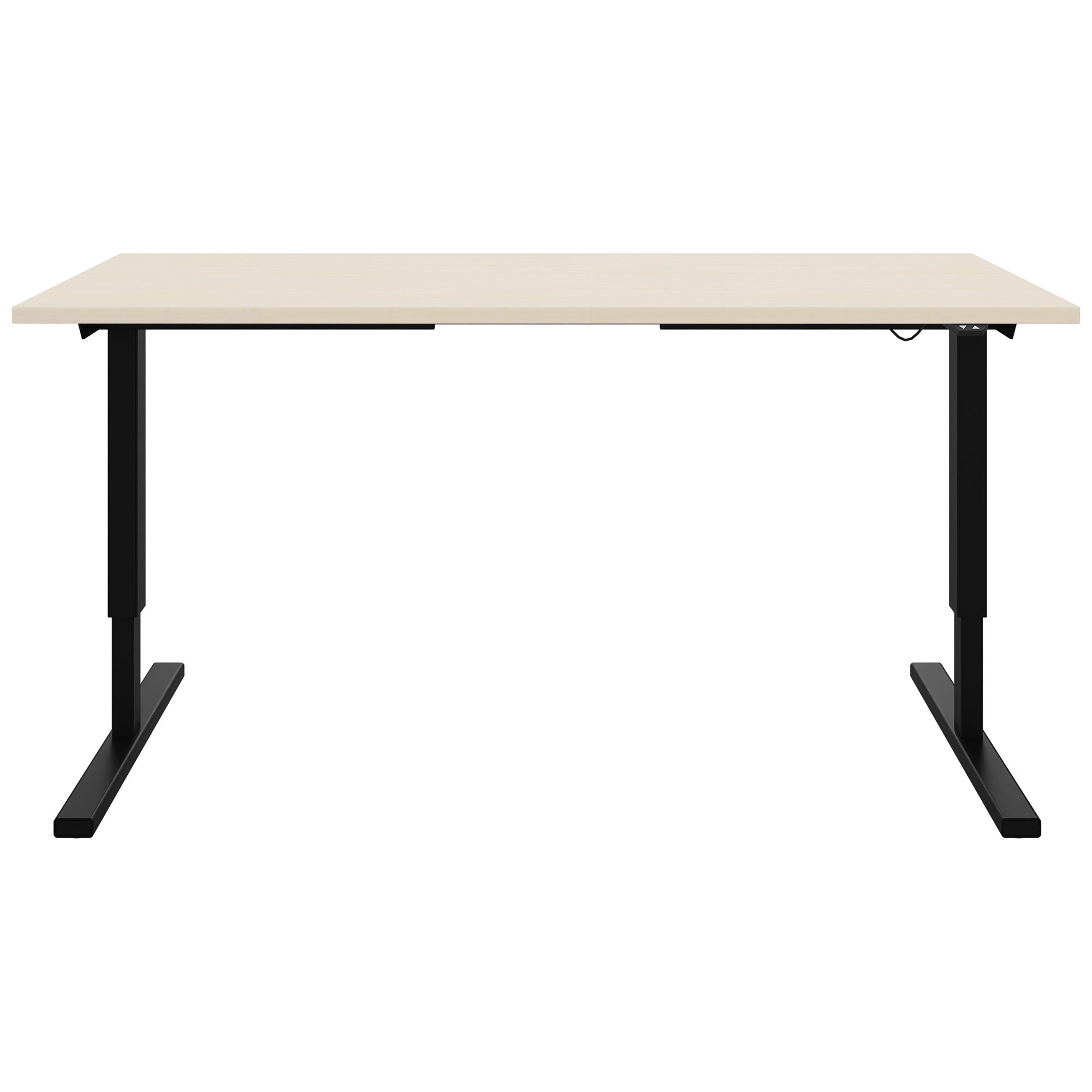 EASY 2-motor desk | 1200 - 1800 mm, electrically height adjustable, maple