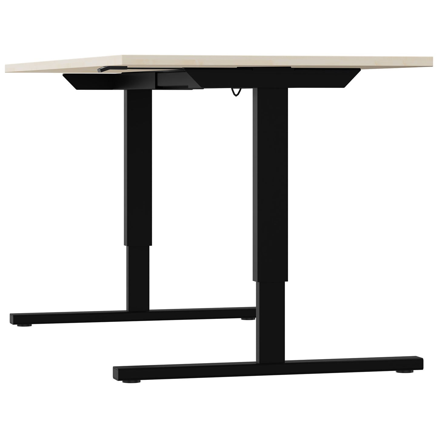 EASY 2-motor desk | 1200 - 1800 mm, electrically height adjustable, maple