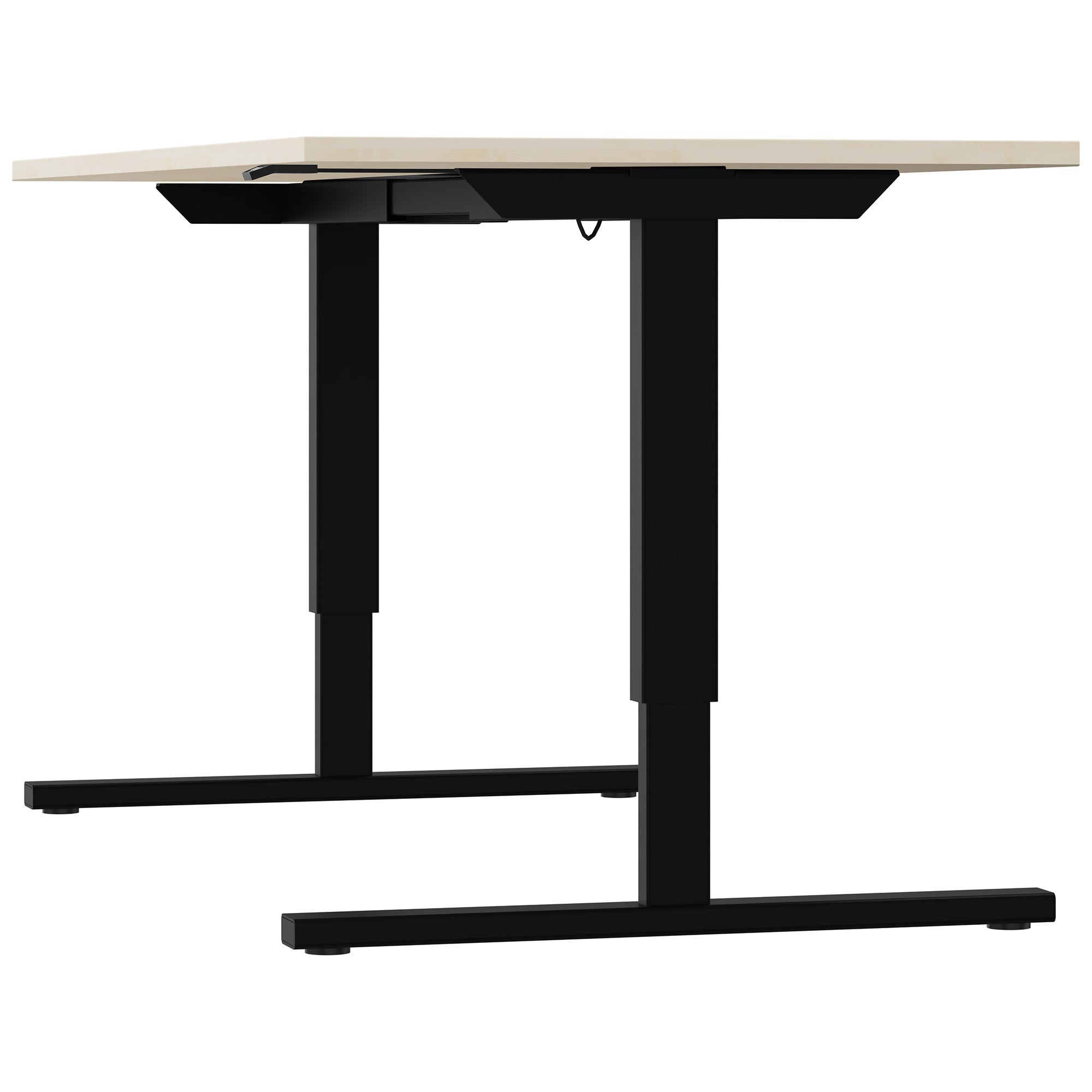EASY 2-motor desk | 1200 - 1800 mm, electrically height adjustable, maple