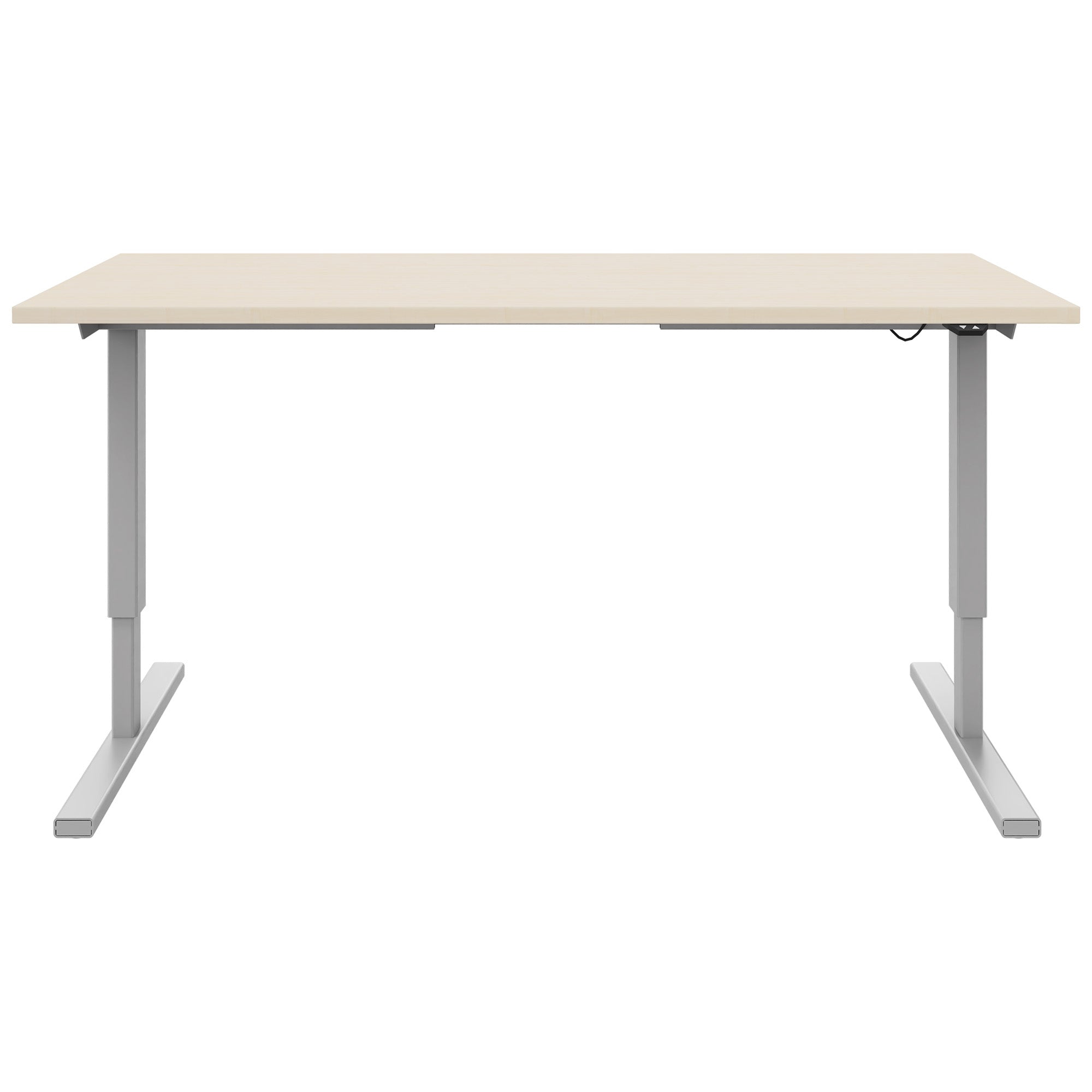 EASY 2-motor desk | 1200 - 1800 mm, electrically height adjustable, maple