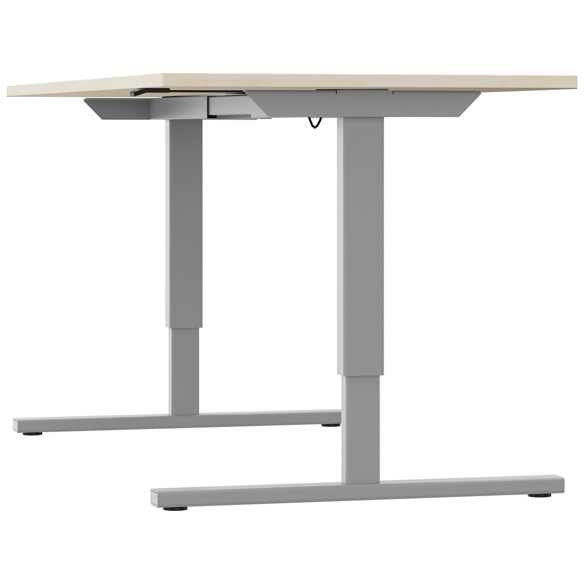 EASY 2-motor desk | 1200 - 1800 mm, electrically height adjustable, maple