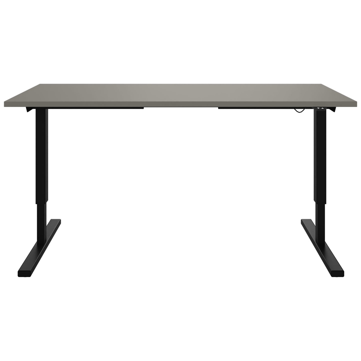 Bureau EASY à 2 moteurs | 1200 - 1800 mm, réglable en hauteur électriquement, gris Cubanit