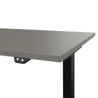 Bureau EASY à 2 moteurs | 1200 - 1800 mm, réglable en hauteur électriquement, gris Cubanit