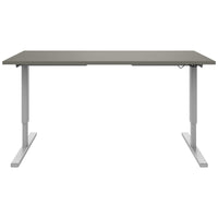 Bureau EASY à 2 moteurs | 1200 - 1800 mm, réglable en hauteur électriquement, gris Cubanit