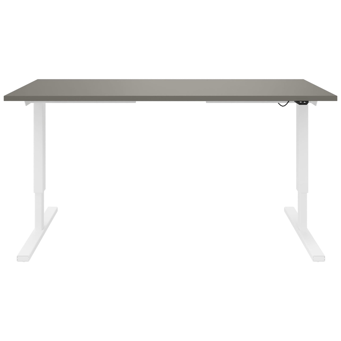 Bureau EASY à 2 moteurs | 1200 - 1800 mm, réglable en hauteur électriquement, gris Cubanit