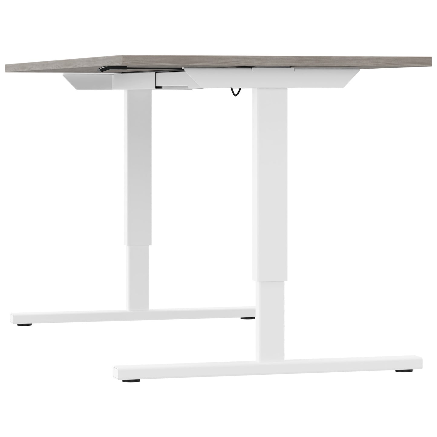 EASY 2-motor desk | 1200 - 1800 mm, electrically height adjustable, gray northern oak