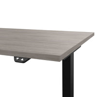 EASY 2-motor desk | 1200 - 1800 mm, electrically height adjustable, gray northern oak