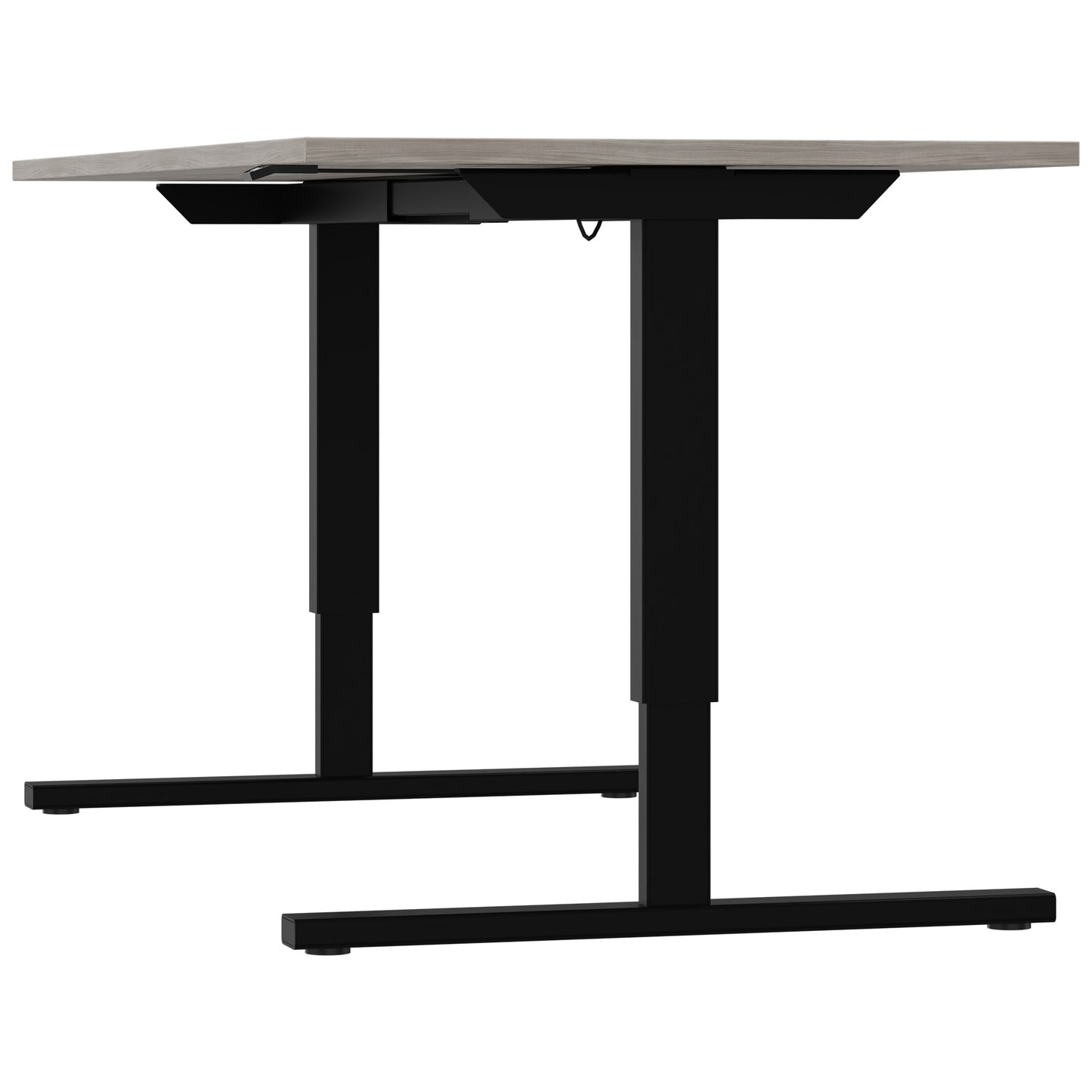 EASY 2-motor desk | 1200 - 1800 mm, electrically height adjustable, gray northern oak