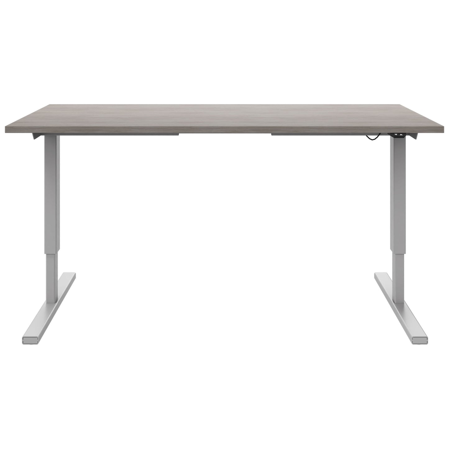 EASY 2-motor desk | 1200 - 1800 mm, electrically height adjustable, gray northern oak