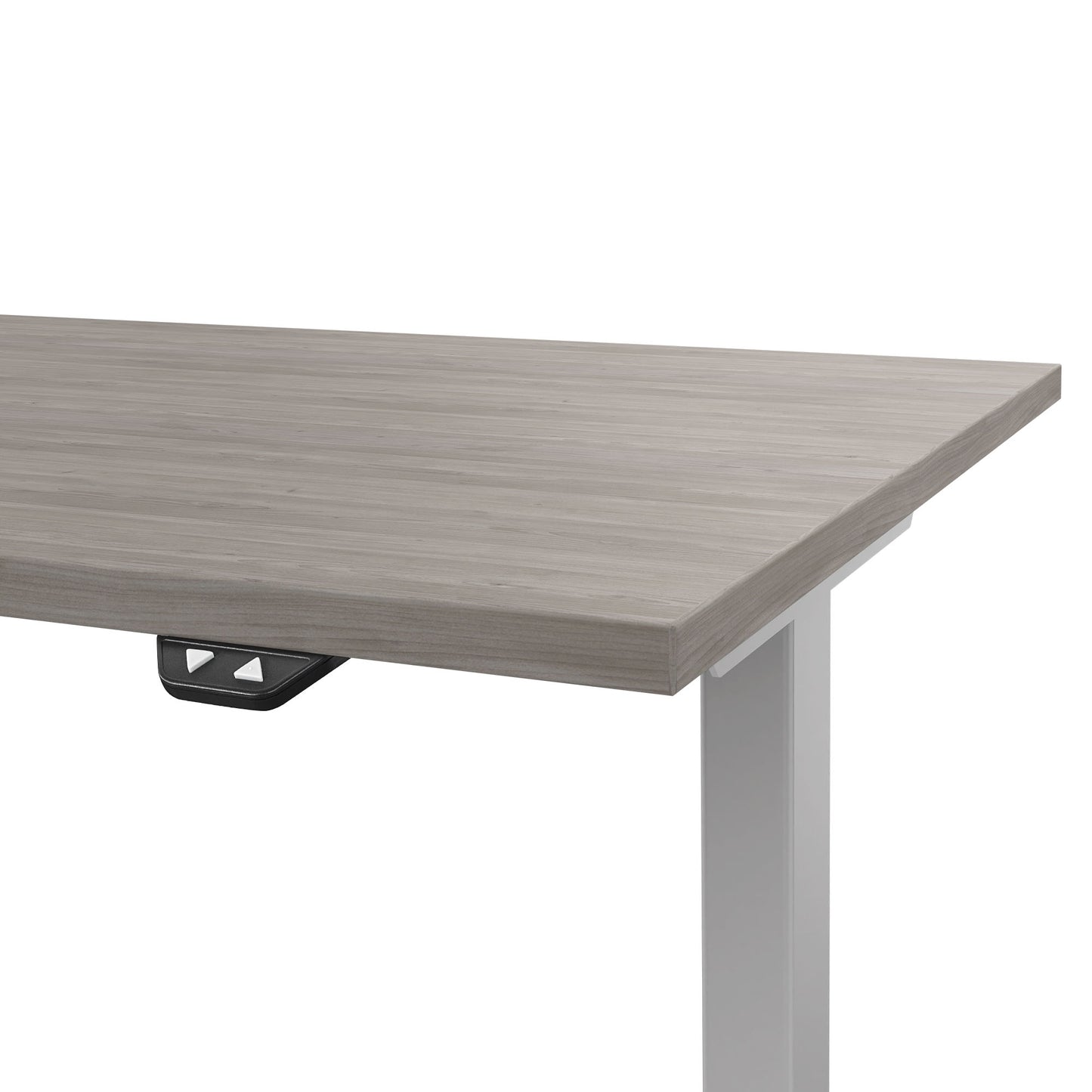 EASY 2-motor desk | 1200 - 1800 mm, electrically height adjustable, gray northern oak