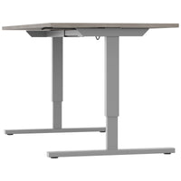 EASY 2-motor desk | 1200 - 1800 mm, electrically height adjustable, gray northern oak