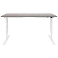 EASY 2-motor desk | 1200 - 1800 mm, electrically height adjustable, gray northern oak