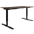 EASY 2-motor desk | 1200 - 1800 mm, electrically height adjustable, walnut