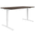 EASY 2-motor desk | 1200 - 1800 mm, electrically height adjustable, walnut