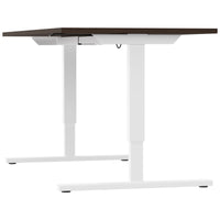 Bureau EASY à 2 moteurs | 1200 - 1800 mm, réglable en hauteur électriquement, noyer