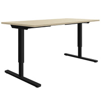 EASY 2-motor desk | 1200 - 1800 mm, electrically height adjustable, sand ash