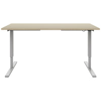 EASY 2-motor desk | 1200 - 1800 mm, electrically height adjustable, sand ash