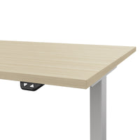 EASY 2-motor desk | 1200 - 1800 mm, electrically height adjustable, sand ash