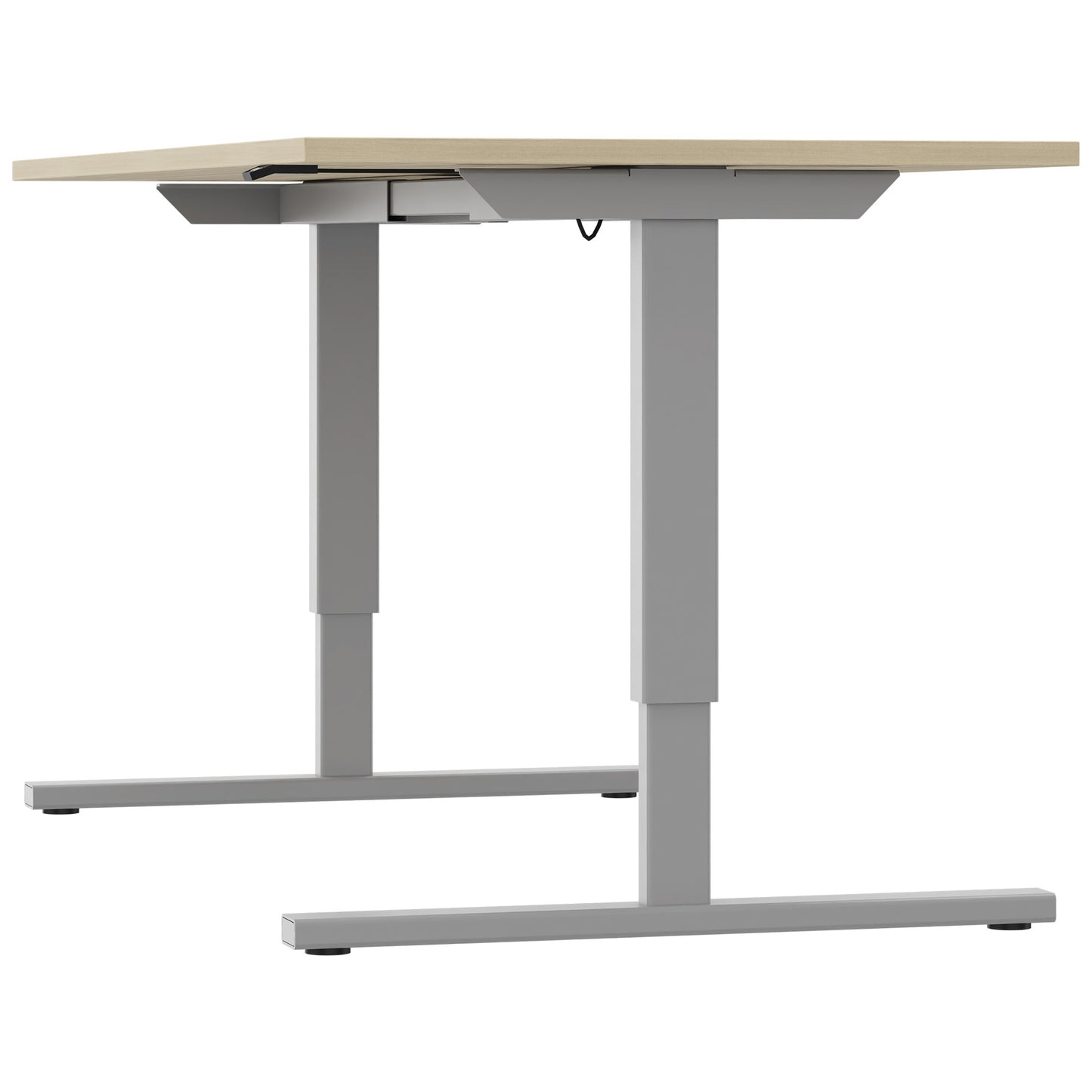 EASY 2-motor desk | 1200 - 1800 mm, electrically height adjustable, sand ash