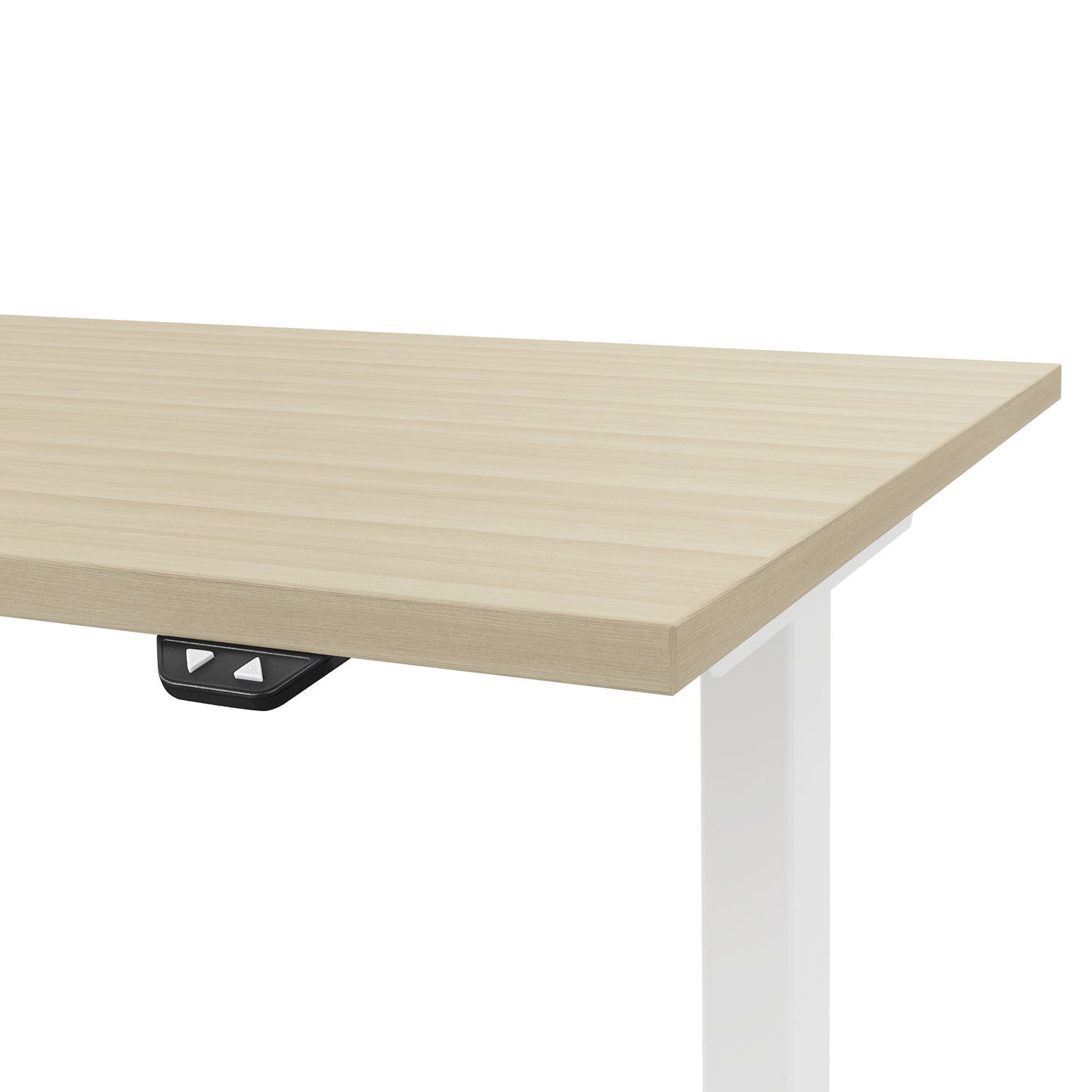 EASY 2-motor desk | 1200 - 1800 mm, electrically height adjustable, sand ash