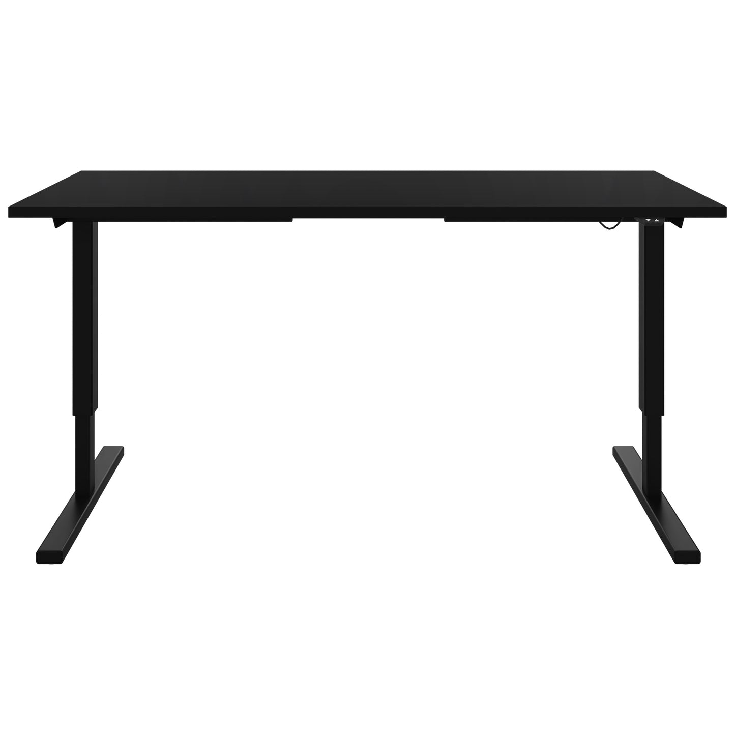 EASY 2-motor desk | 1200 - 1800 mm, electrically height adjustable, black