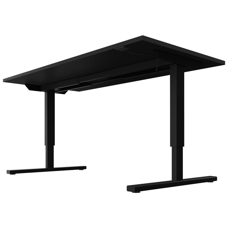 EASY 2-Motoren-Schreibtisch | 1200 - 1800 mm, elektrisch höhenverstellbar, Schwarz - 11 Main Image