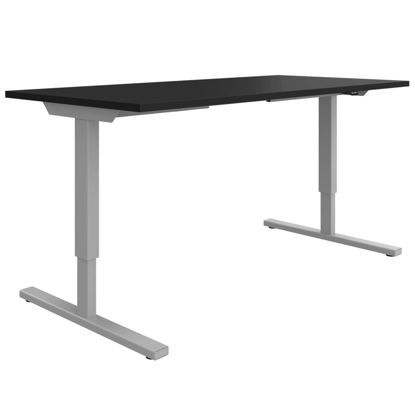 EASY 2-motor desk | 1200 - 1800 mm, electrically height adjustable, black