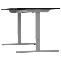 EASY 2-motor desk | 1200 - 1800 mm, electrically height adjustable, black