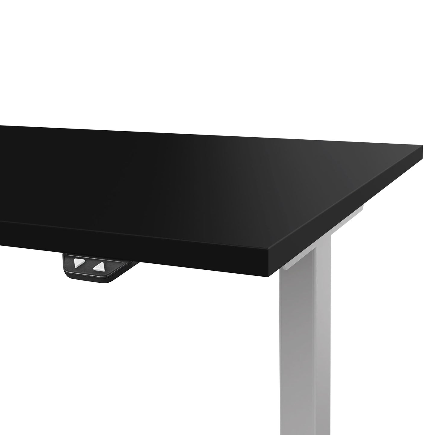 EASY 2-motor desk | 1200 - 1800 mm, electrically height adjustable, black